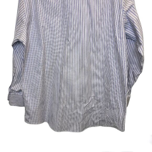 Brooks Brothers Mens Striped Regent Fit Supima Cotton Button Up Shirt 16.5-33 - Picture 7 of 13